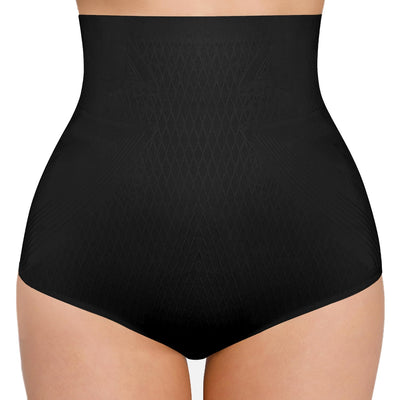FeelinGirl Tummy Control Shapewear Panties for Women: Seamless High Waisted Shaping Shapewear Girdle Underwear Black XL