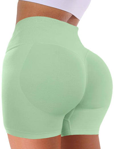 ASERAY Workout Shorts Women Gym Shorts Women Impact Scrunch Butt Shorts Seamless Biker Shorts Yoga Shorts for Women 4.5
